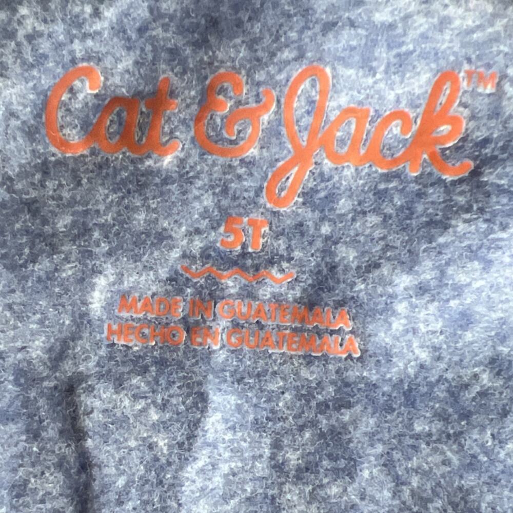 Cat & Jack (Target) Boys Zip Hoodies TWO pack Charcoal/Navy 5T sealed two pk! - Picture 8 of 10